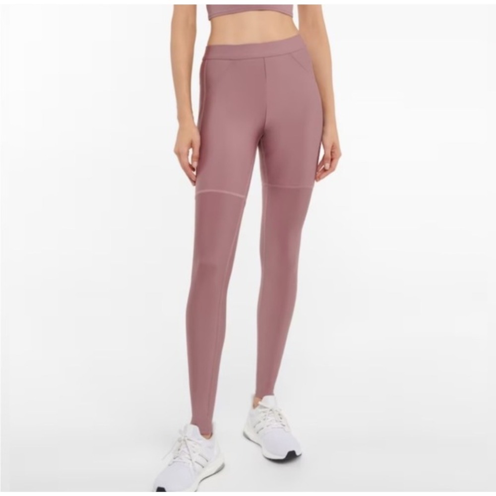 Alo Yoga High Waist Legging Pickleball Tennis Mauve Pink Small Yoga‎ Pilates Gym